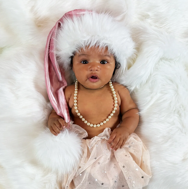 Barbie Newborn & Baby Santa Hat