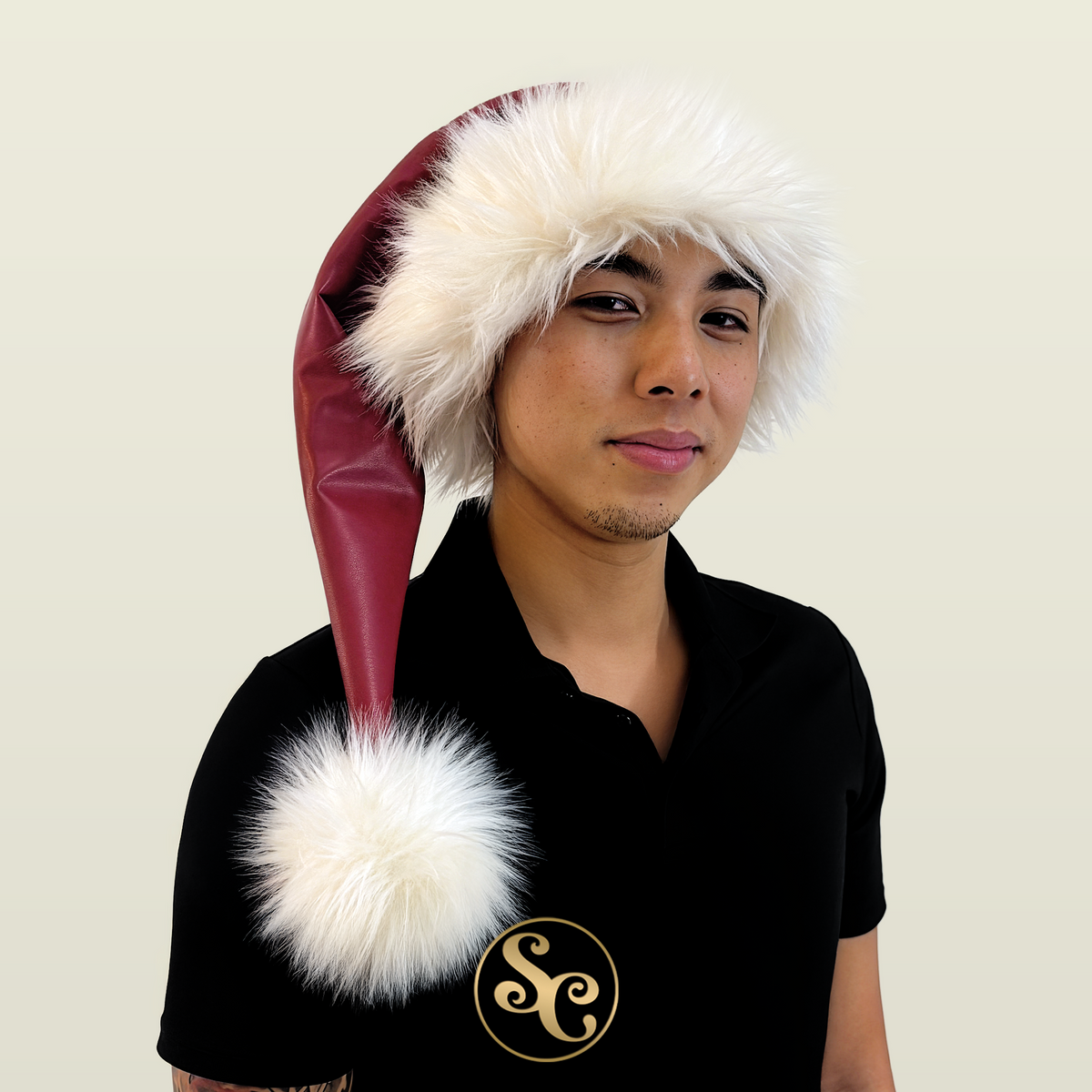 The Santa's Hot Rod Santa Hat