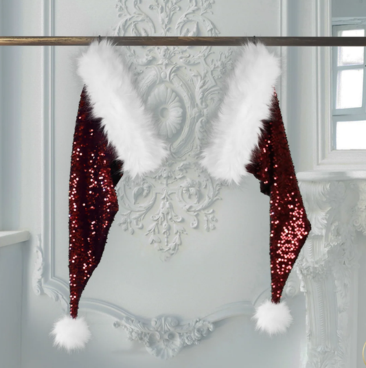 Blitzen's Bling Santa Hat