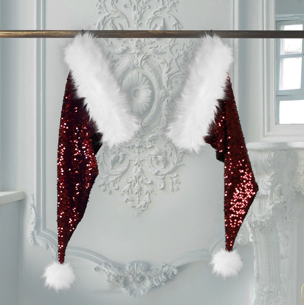 Blitzen's Bling Santa Hat