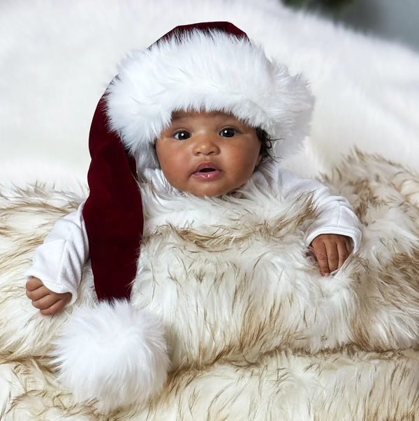 Classic Cherry Berry Newborn & Baby Santa Hat