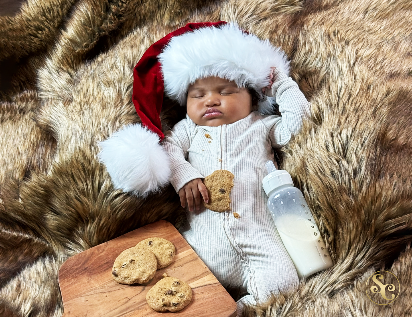 Classic Red Newborn & Baby Santa Hat