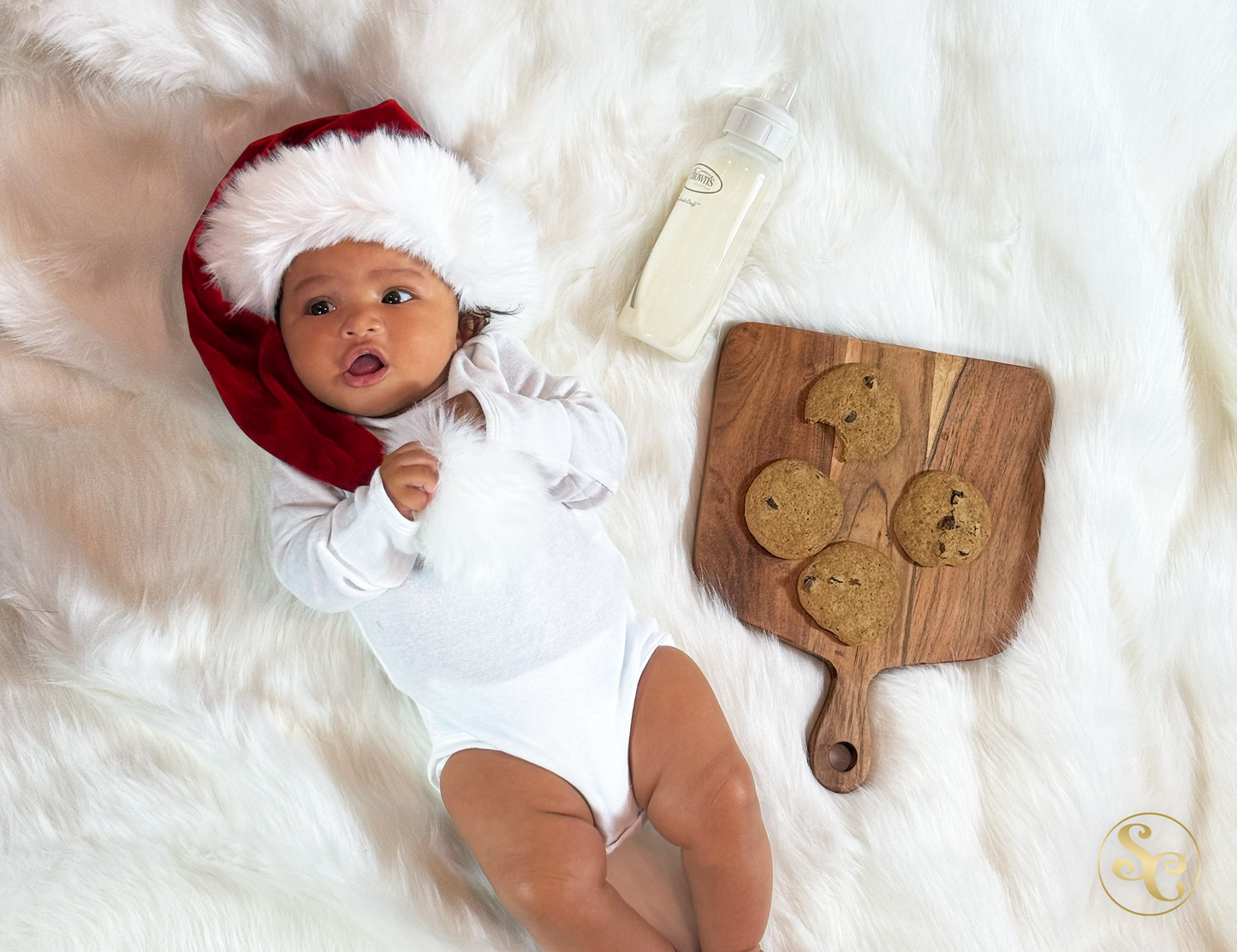 Classic Red Newborn & Baby Santa Hat