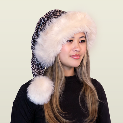 The Leopard Couture Santa Hat